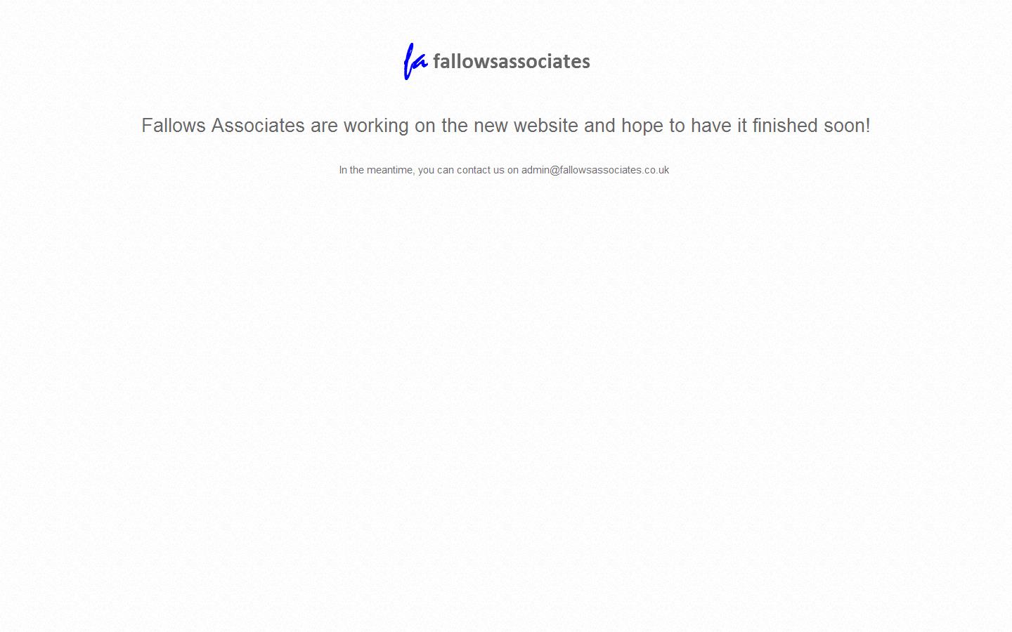 Fallows Associates Ltd Website