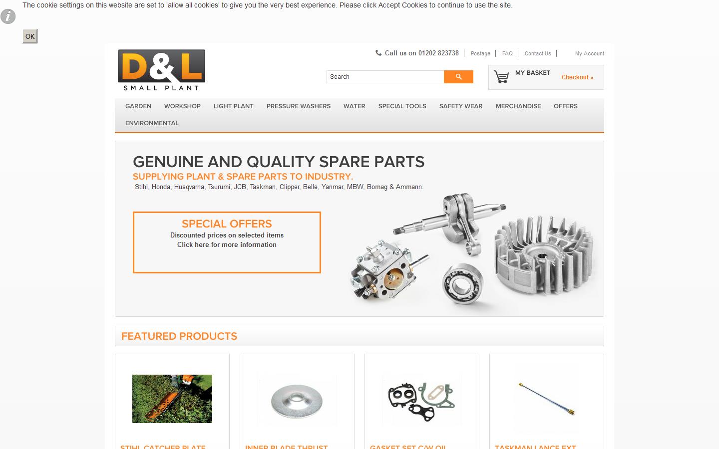 D & L Small Plant Website