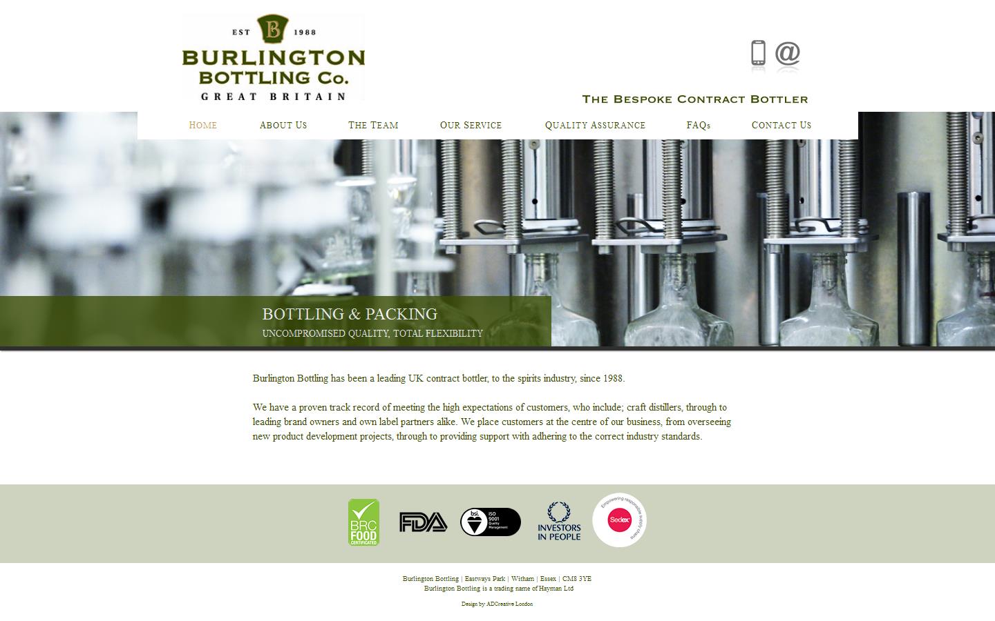 Burlington Website