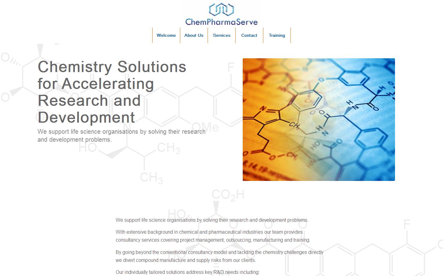 ChemPharmaServe Website
