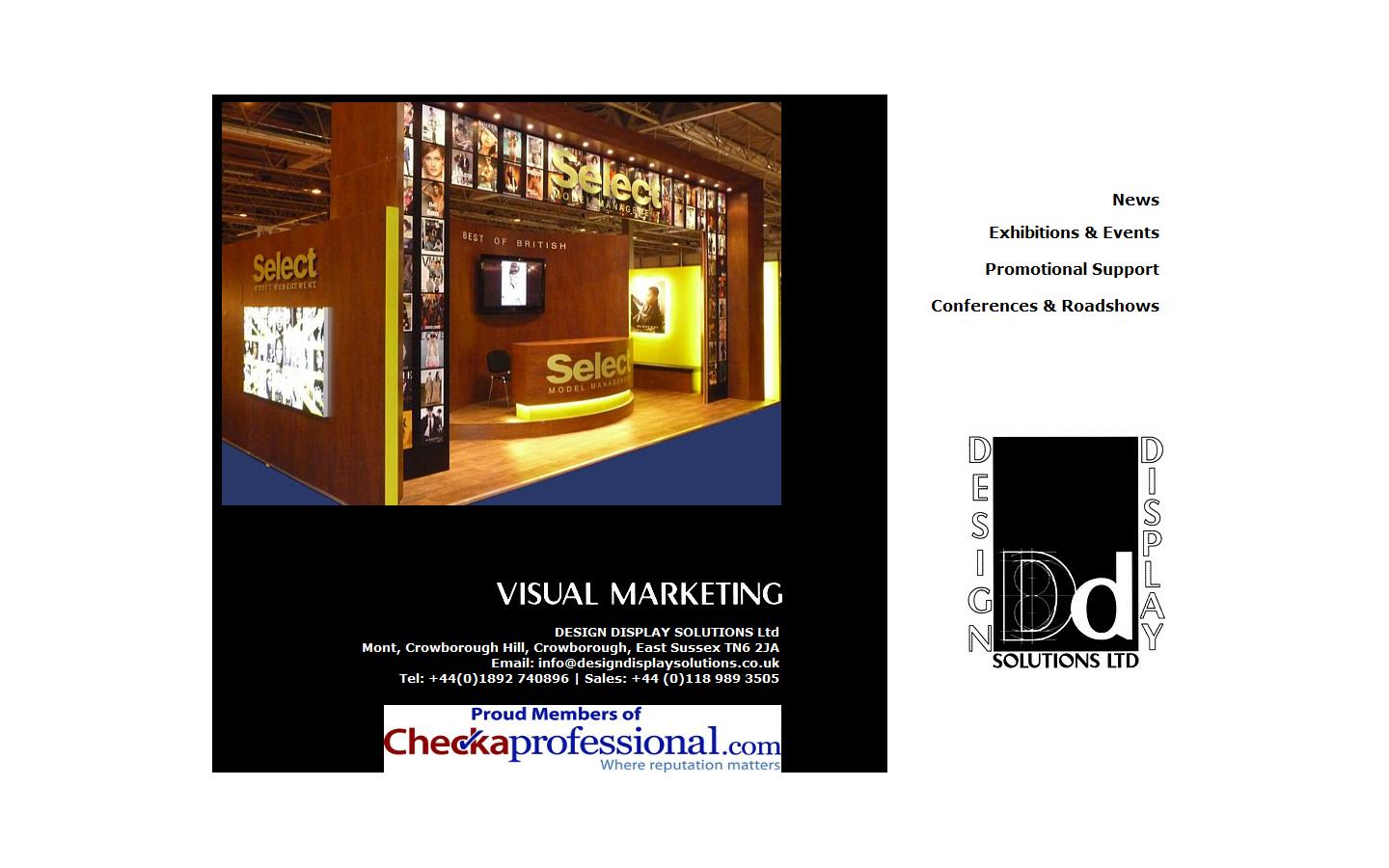 Design Display Solutions Ltd Website