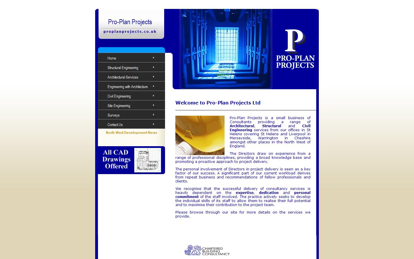 Pro-plan Projects Ltd Website