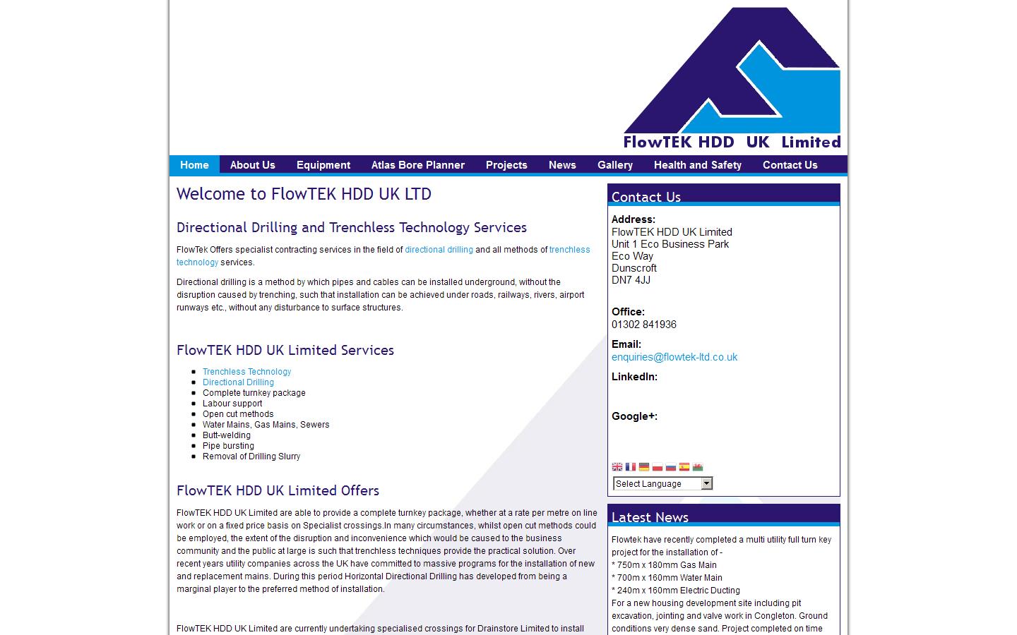 Flow T E K H D D UK Ltd Website