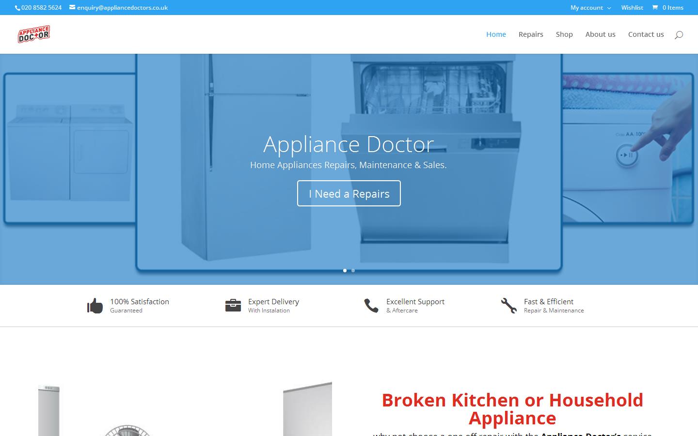 Appliance Doctor Guru Website