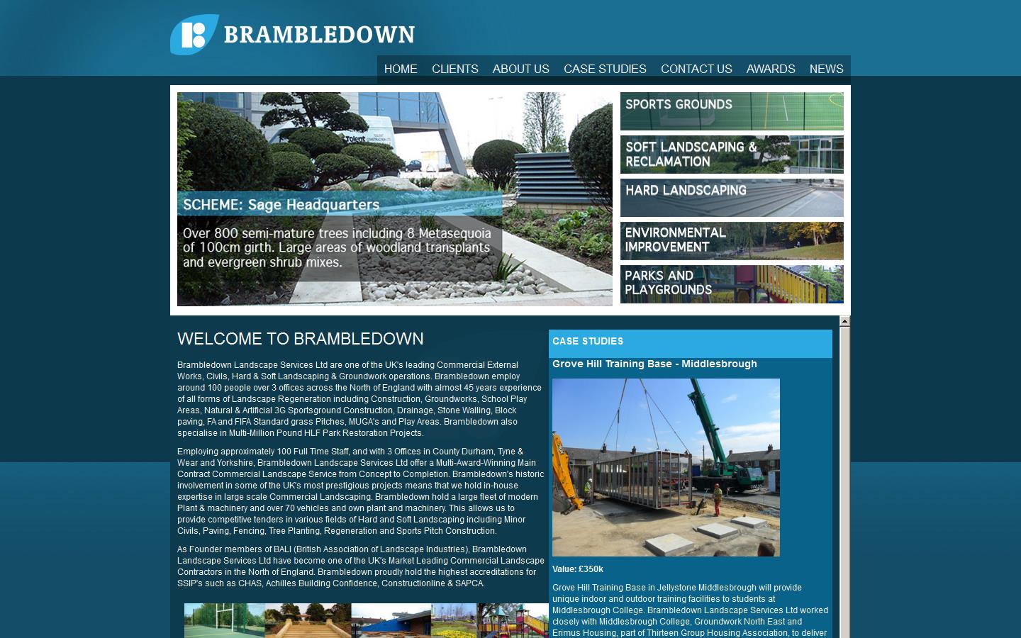 Brambledown Landscape Services Website