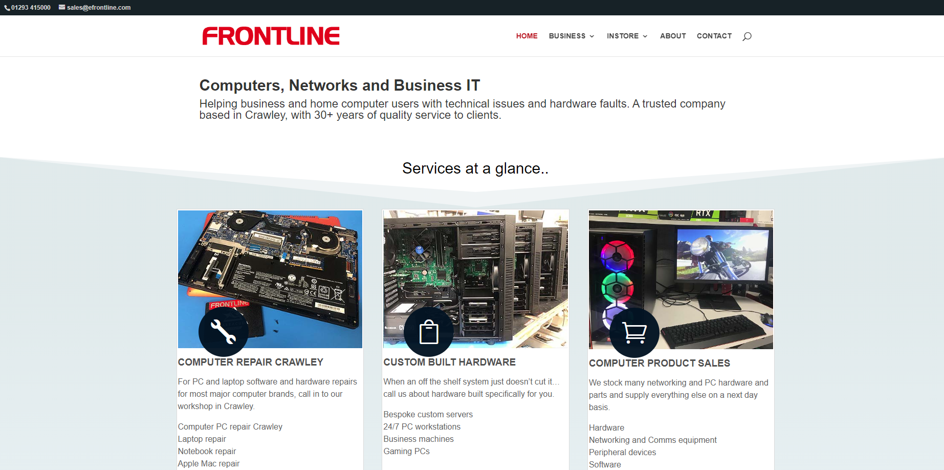 Frontline Website