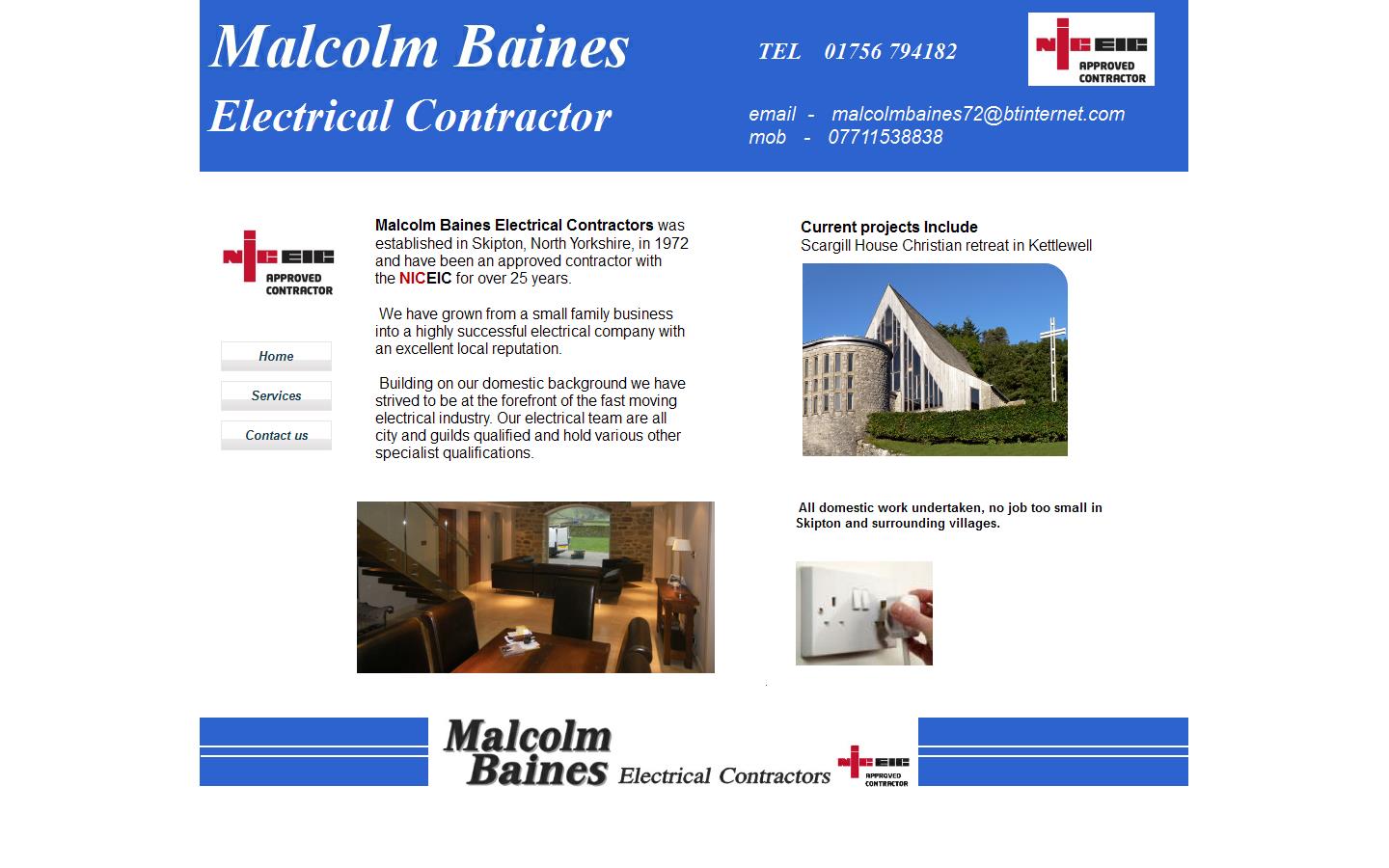 Malcolm Baines Website