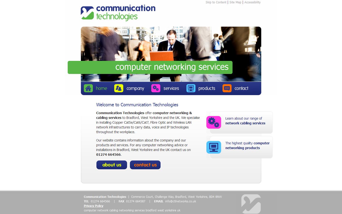 Communication Technologies UK Ltd Website