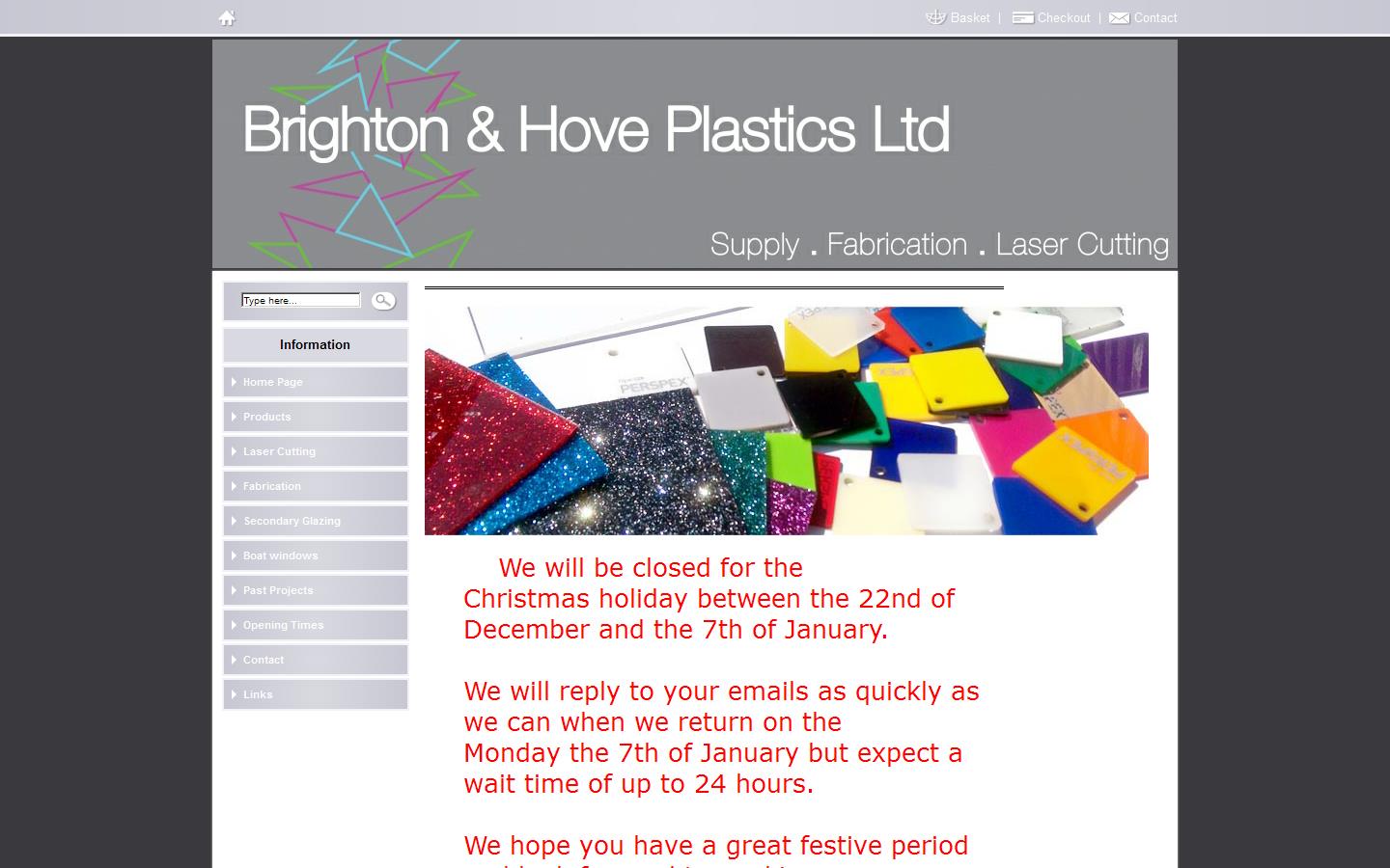 Brighton & Hove Plastics Ltd Website