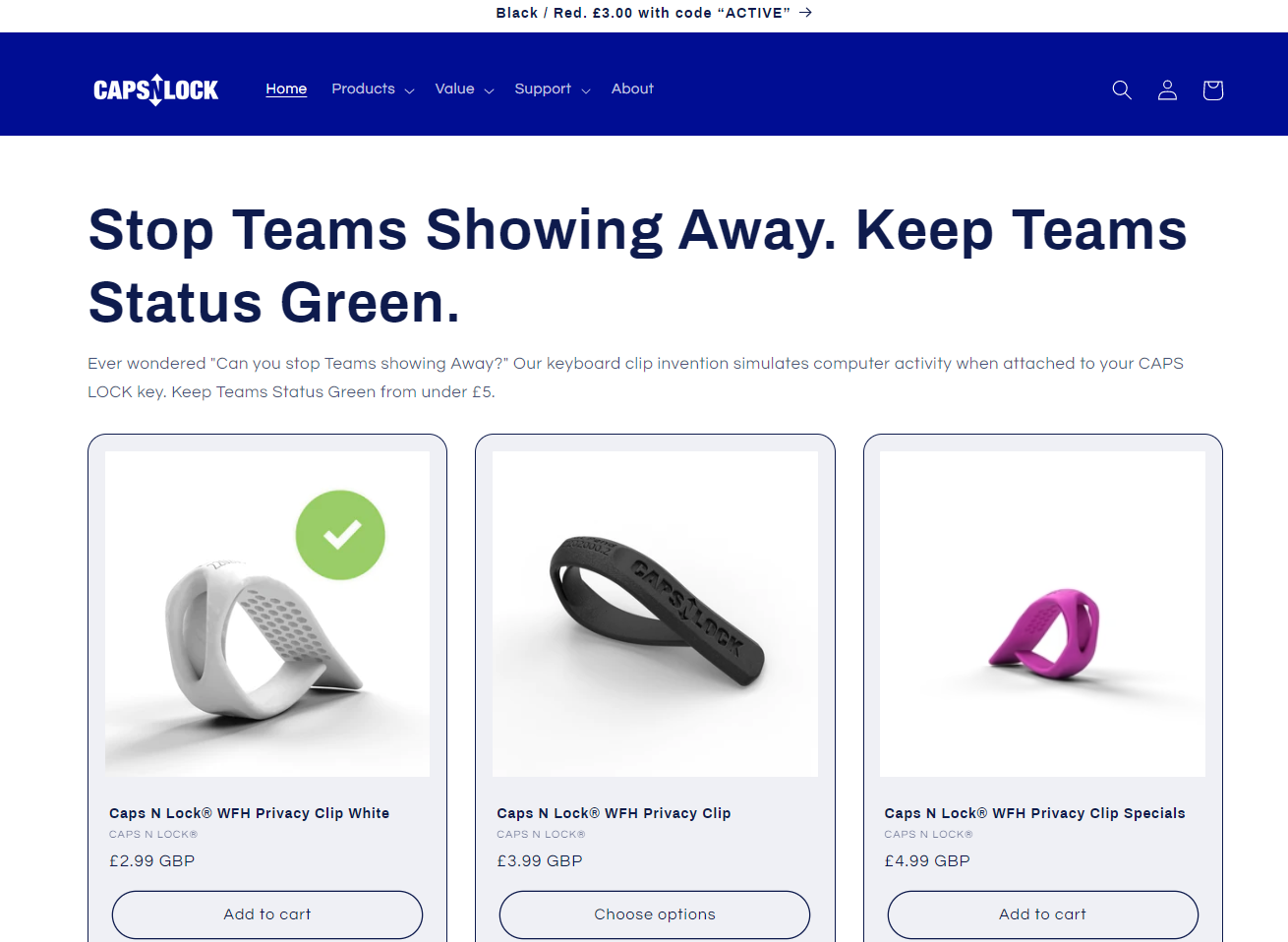 Caps N Lock&reg; Website