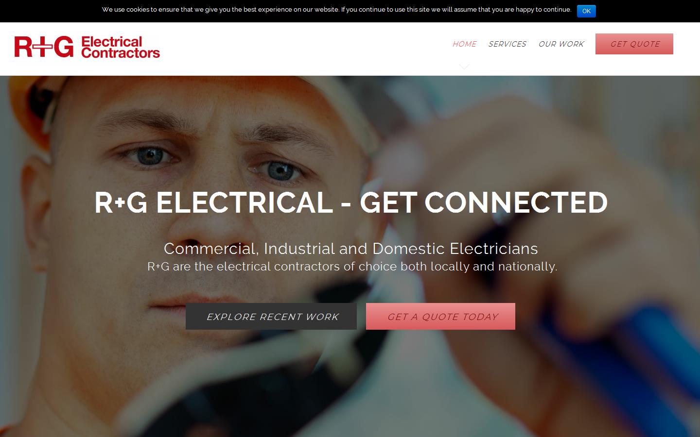R & G Electrical Contractors Website