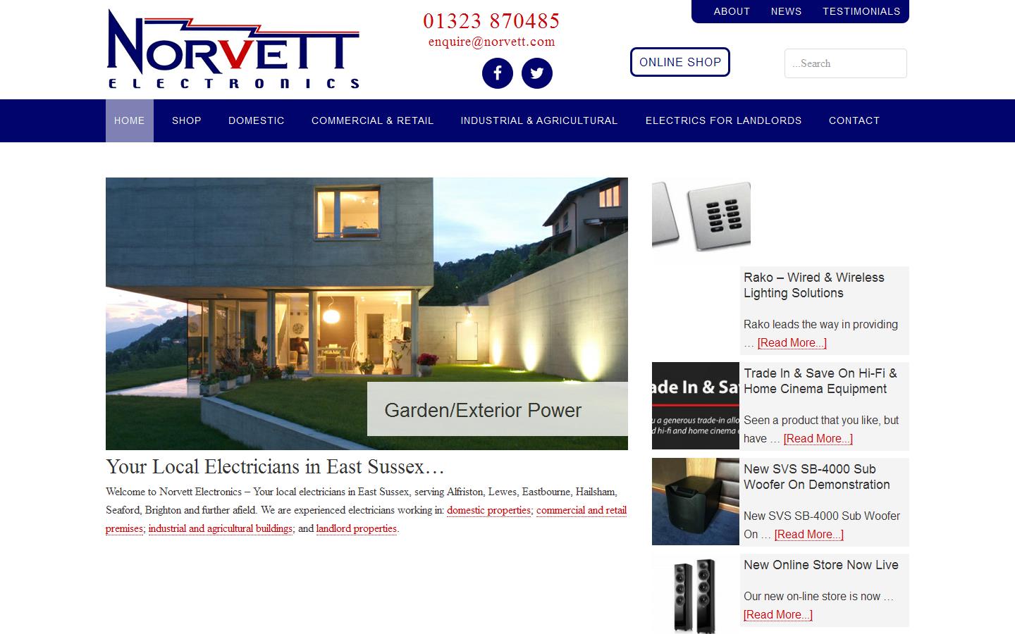 Norvett Electronics Website