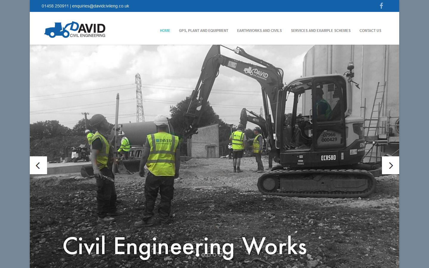 David Civil Engineering Website