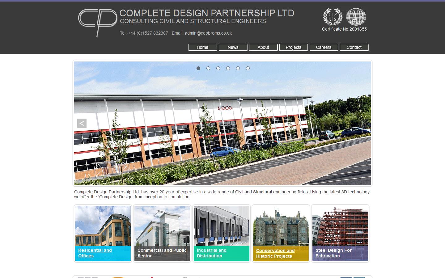 Complete Design Partnership Website