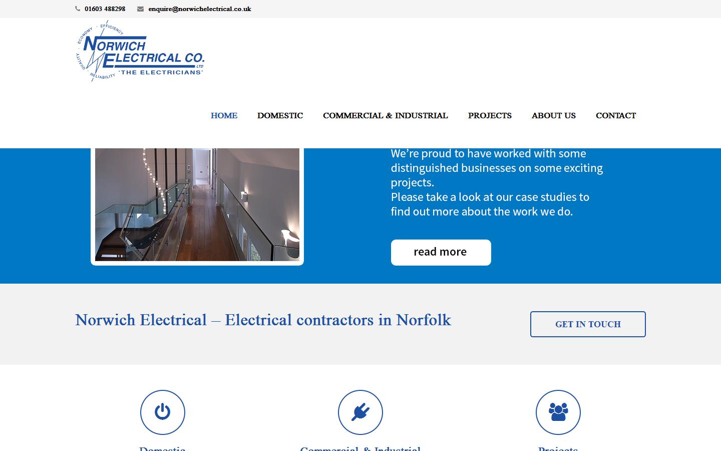 Norwich Electrical Ltd Website
