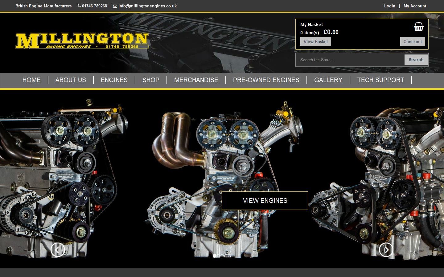 Millington Engineering Ltd Website