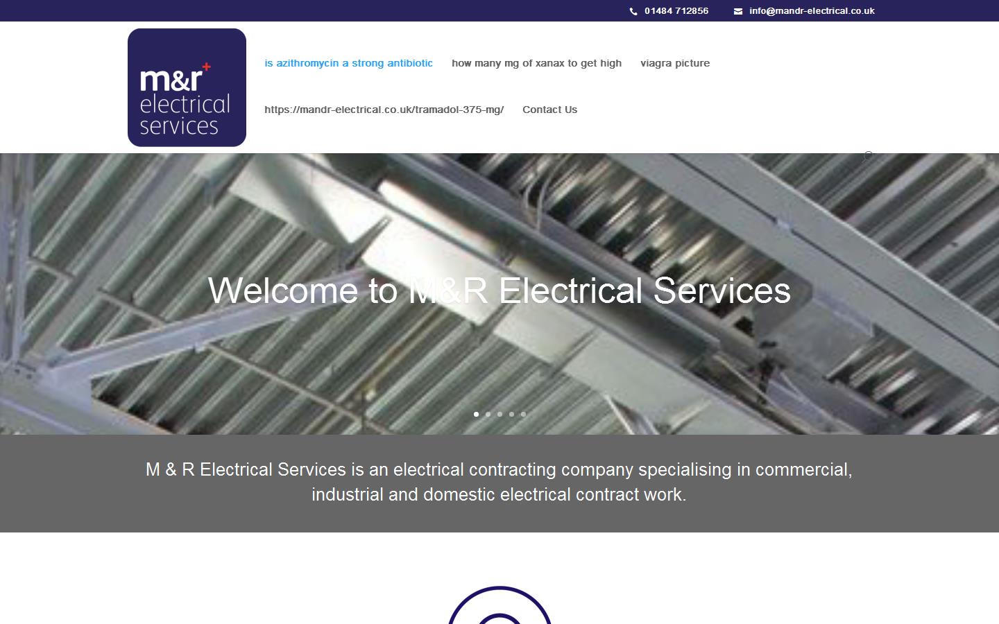 M & R Electrical Services Website