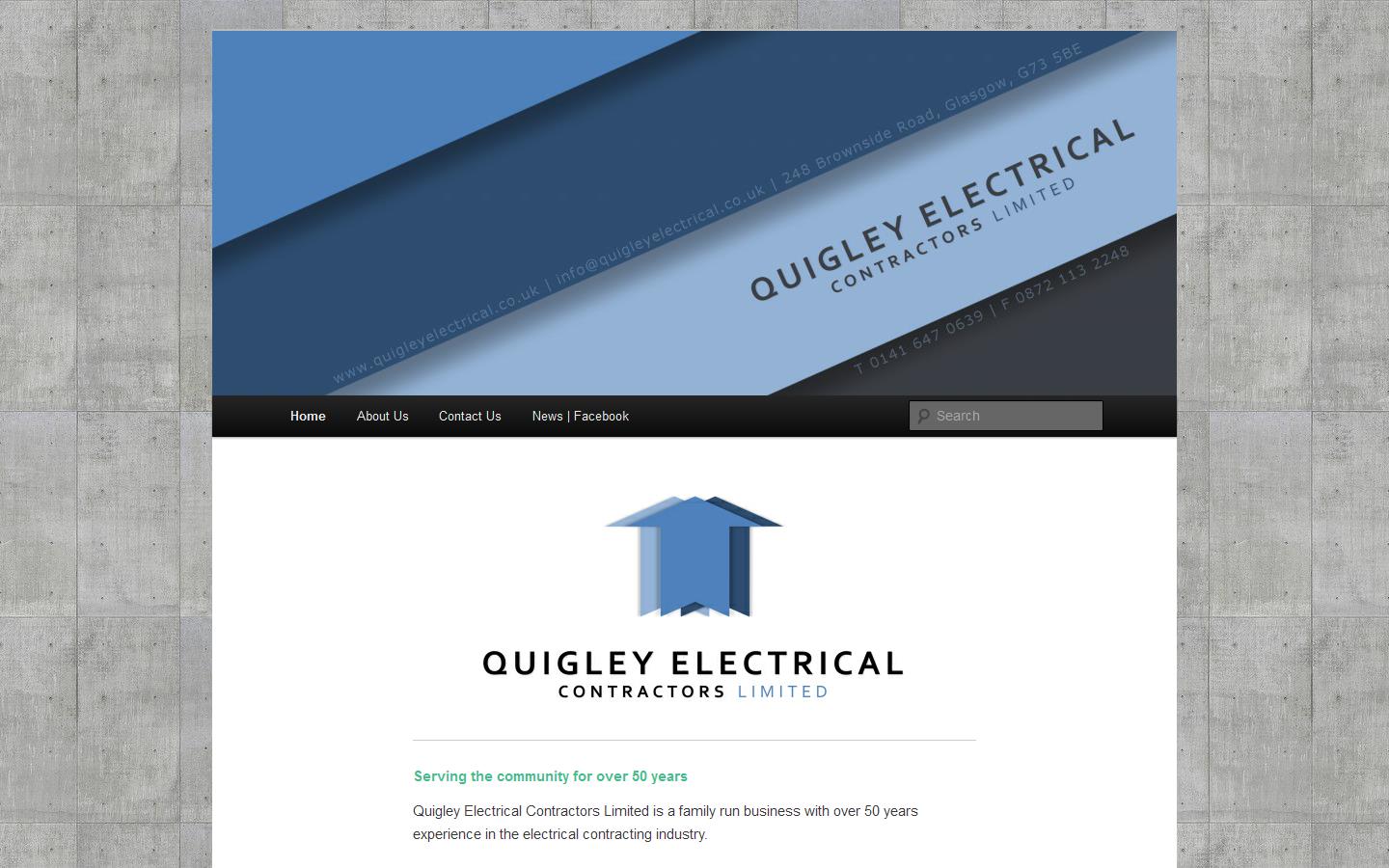 Quigley Electrical Contractors Ltd Website