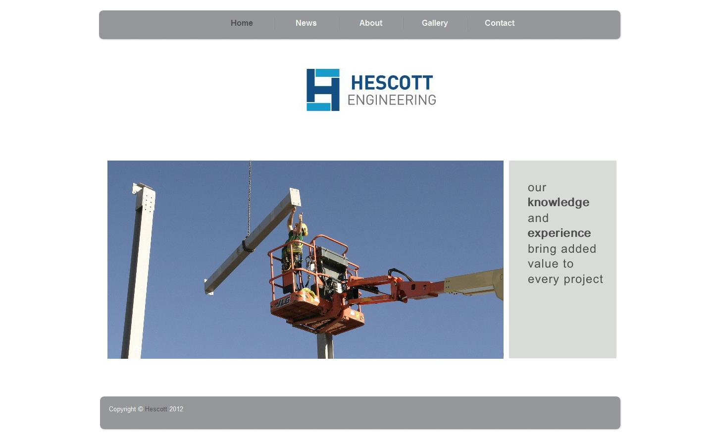 Hescott Engineering Website
