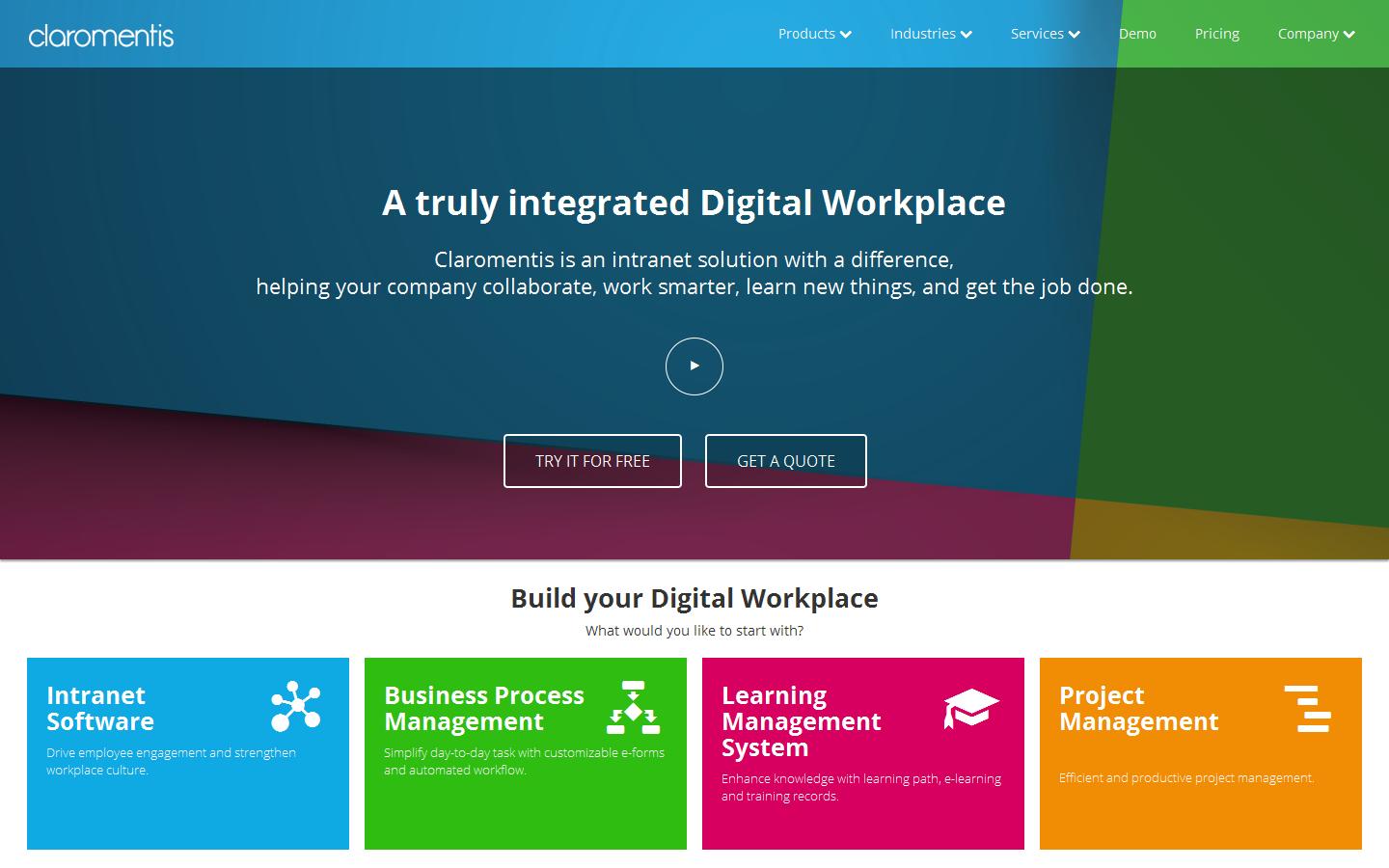 Claromentis Website
