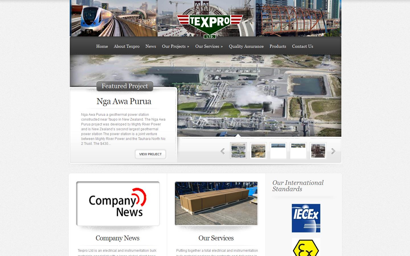 Texpro Ltd Website