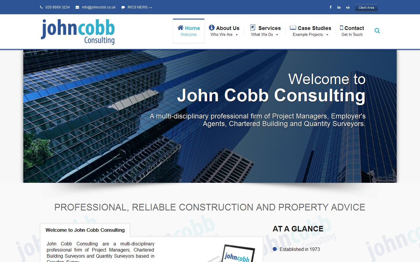 John Cobb Consulting Website