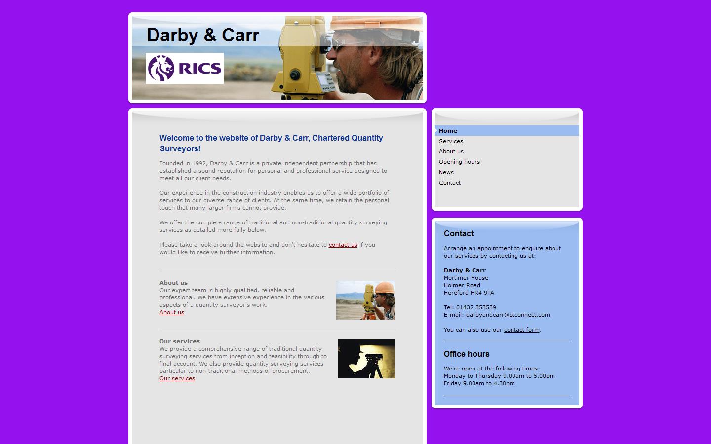 Gwillam Darby Carr Website