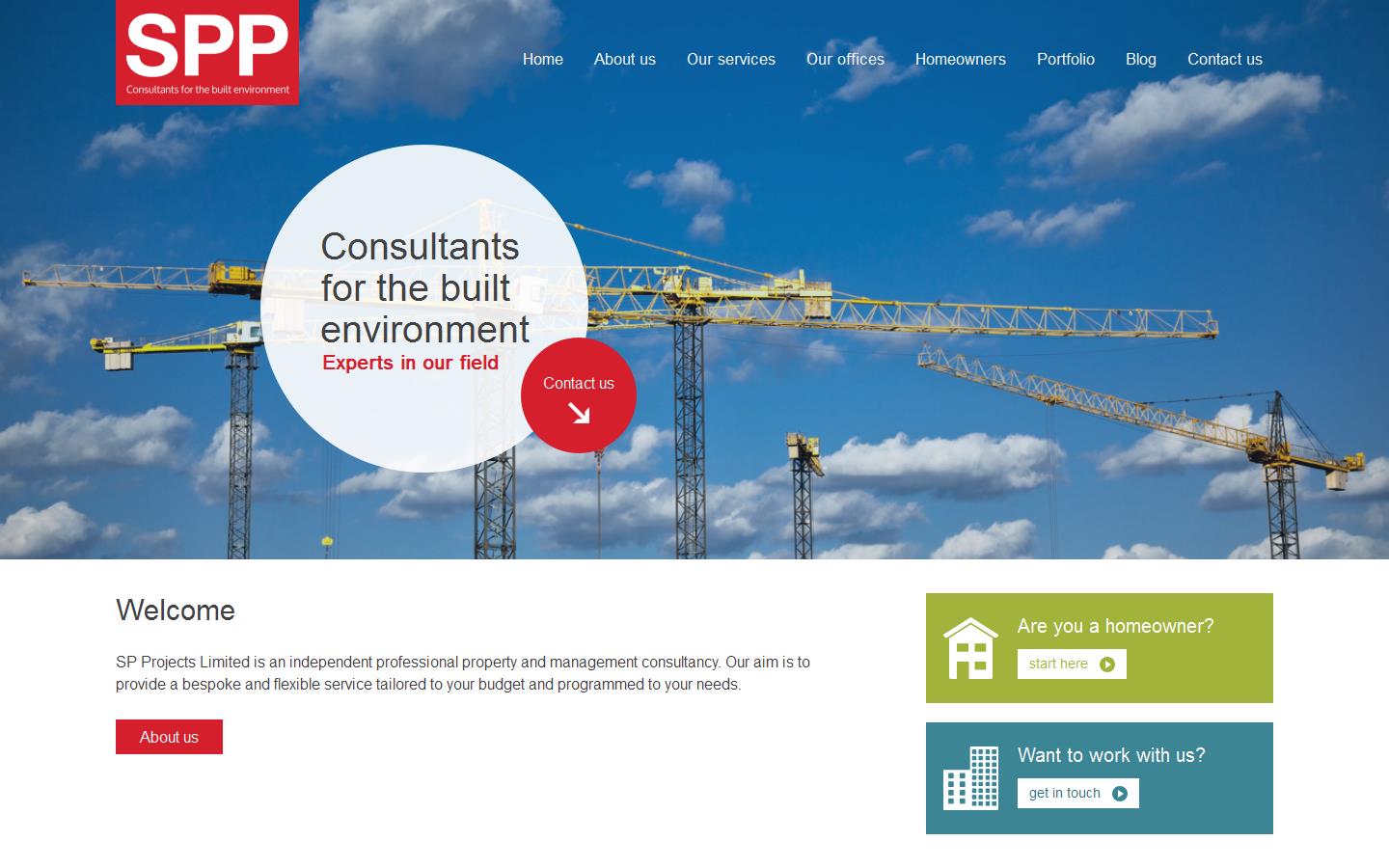 S P Projects Ltd Website