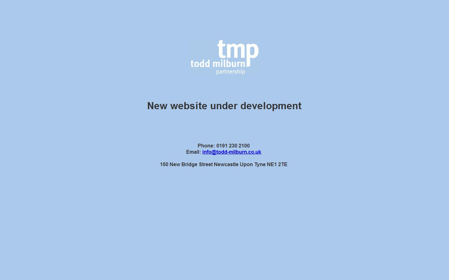 Todd Milburn Partnership Website