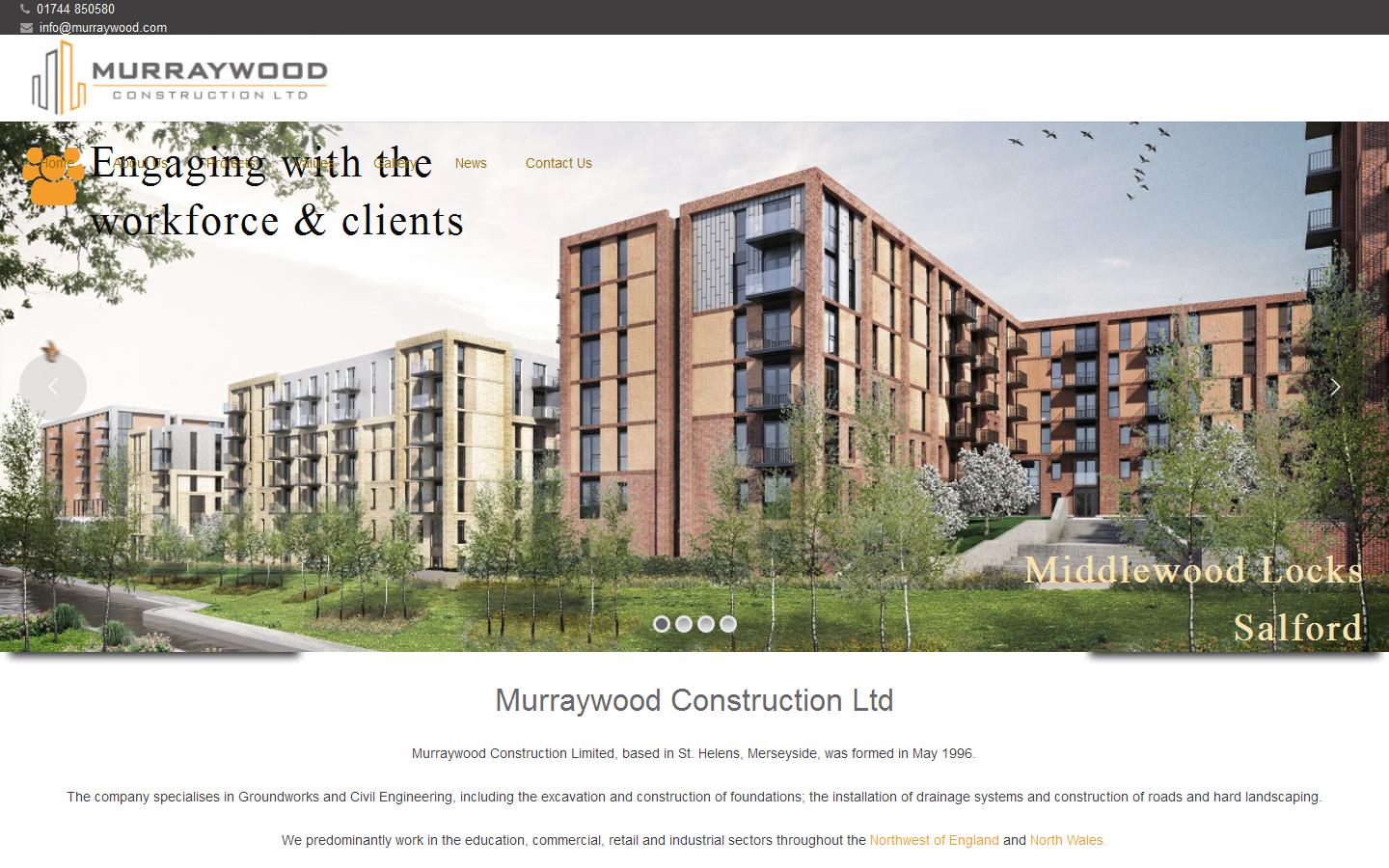 Murraywood Construction Ltd Website
