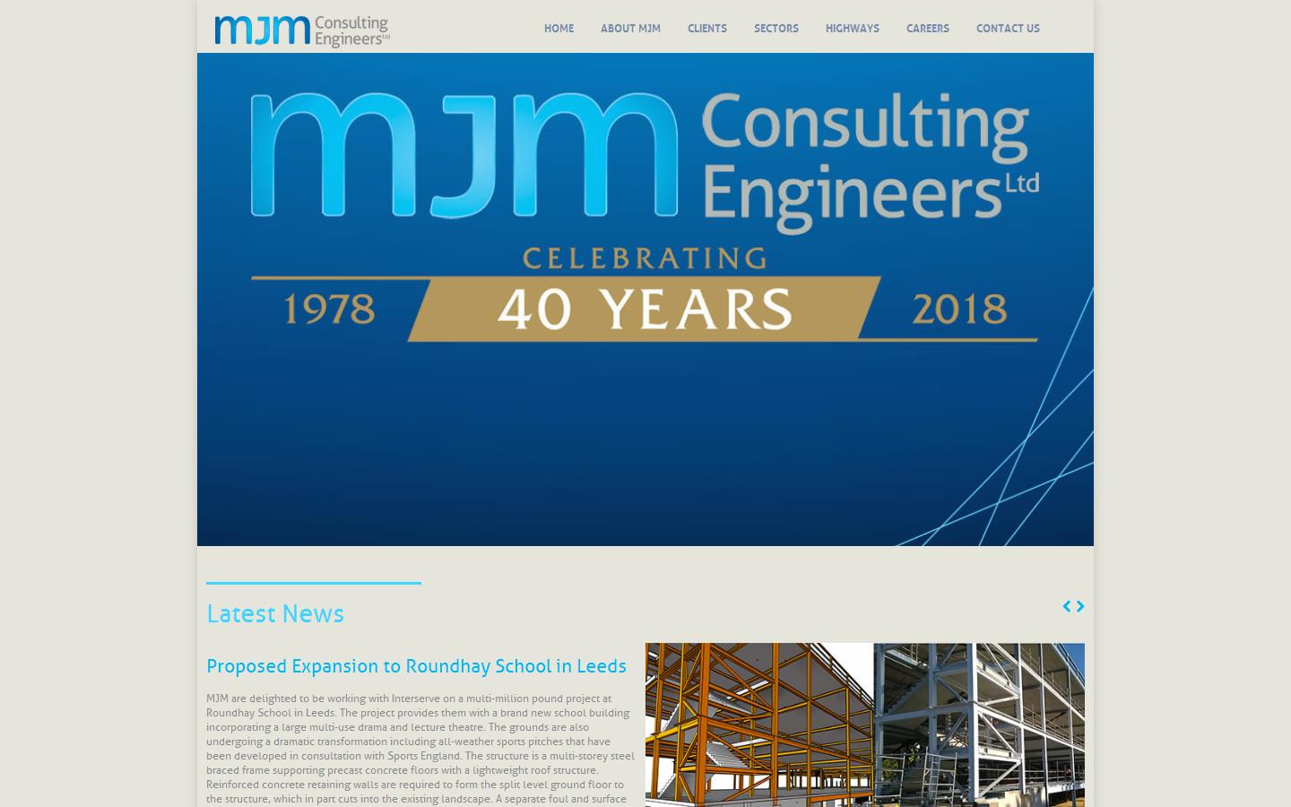 M J M Consulting Engineers Website