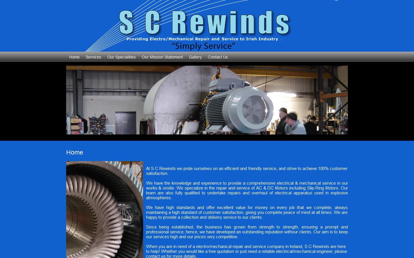 S C Rewinds Website