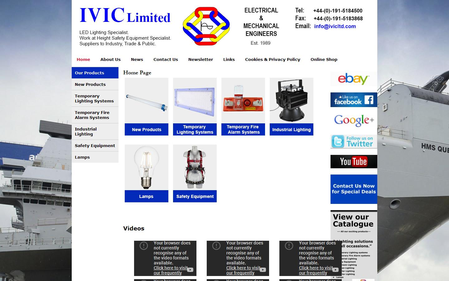 Ivic Ltd Website