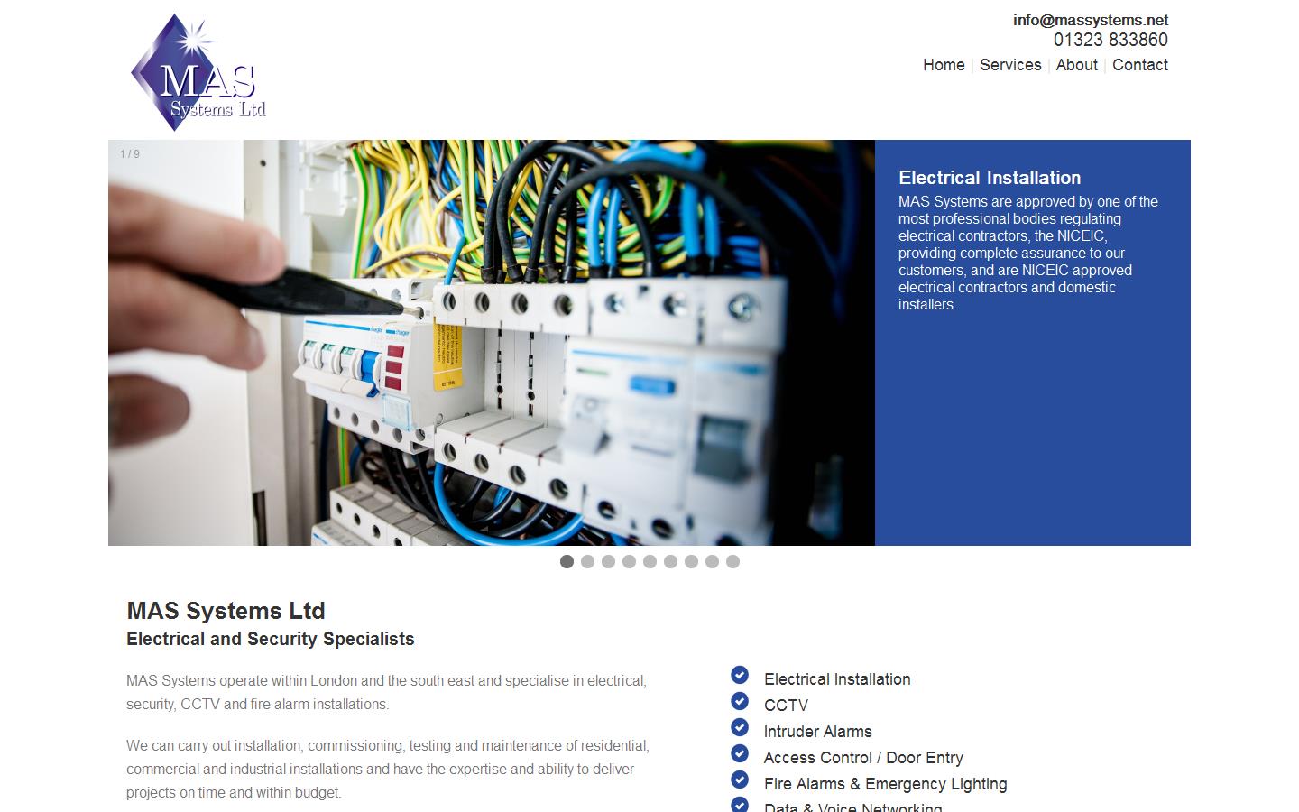 M A S Systems Ltd Website