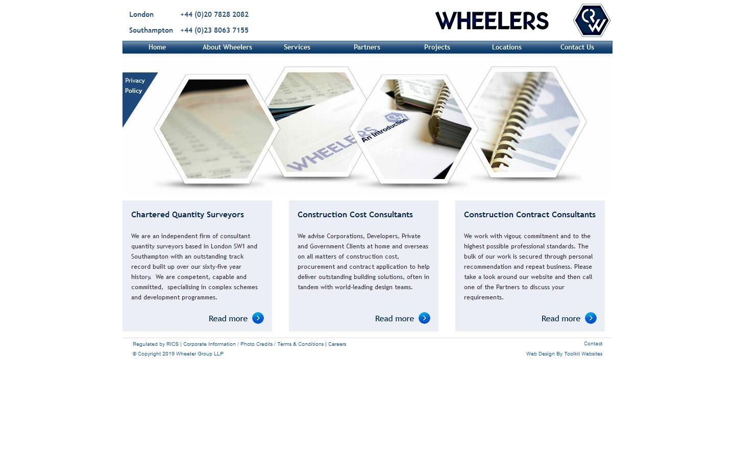 Wheeler Group Consultancy LLP Website
