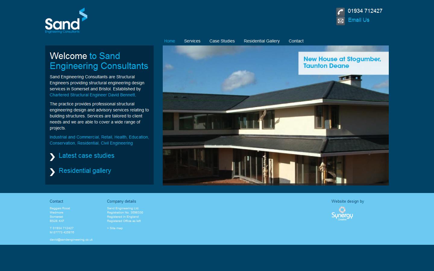 Sand Engineering Consultants Website