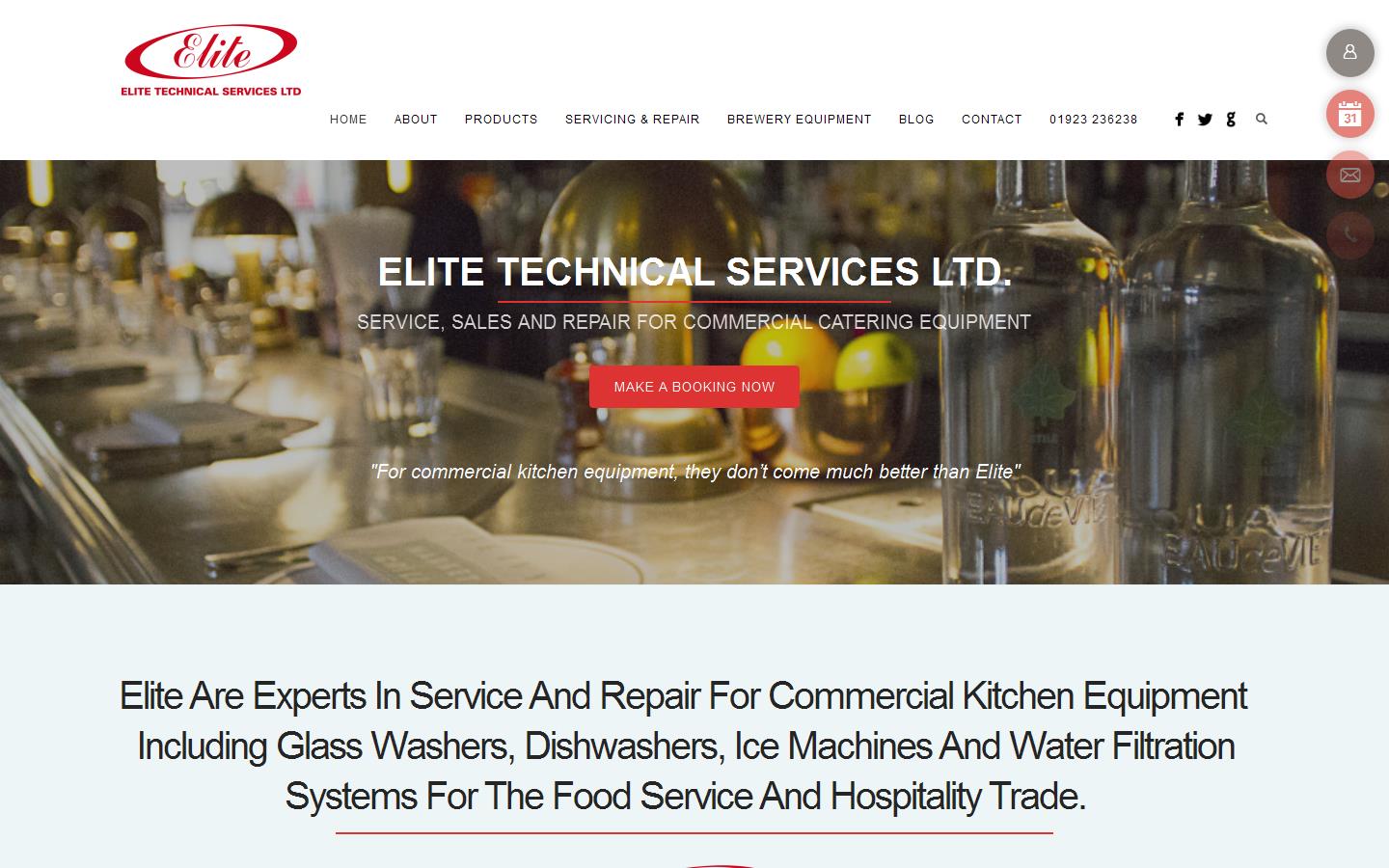 Elite Technical Services Website