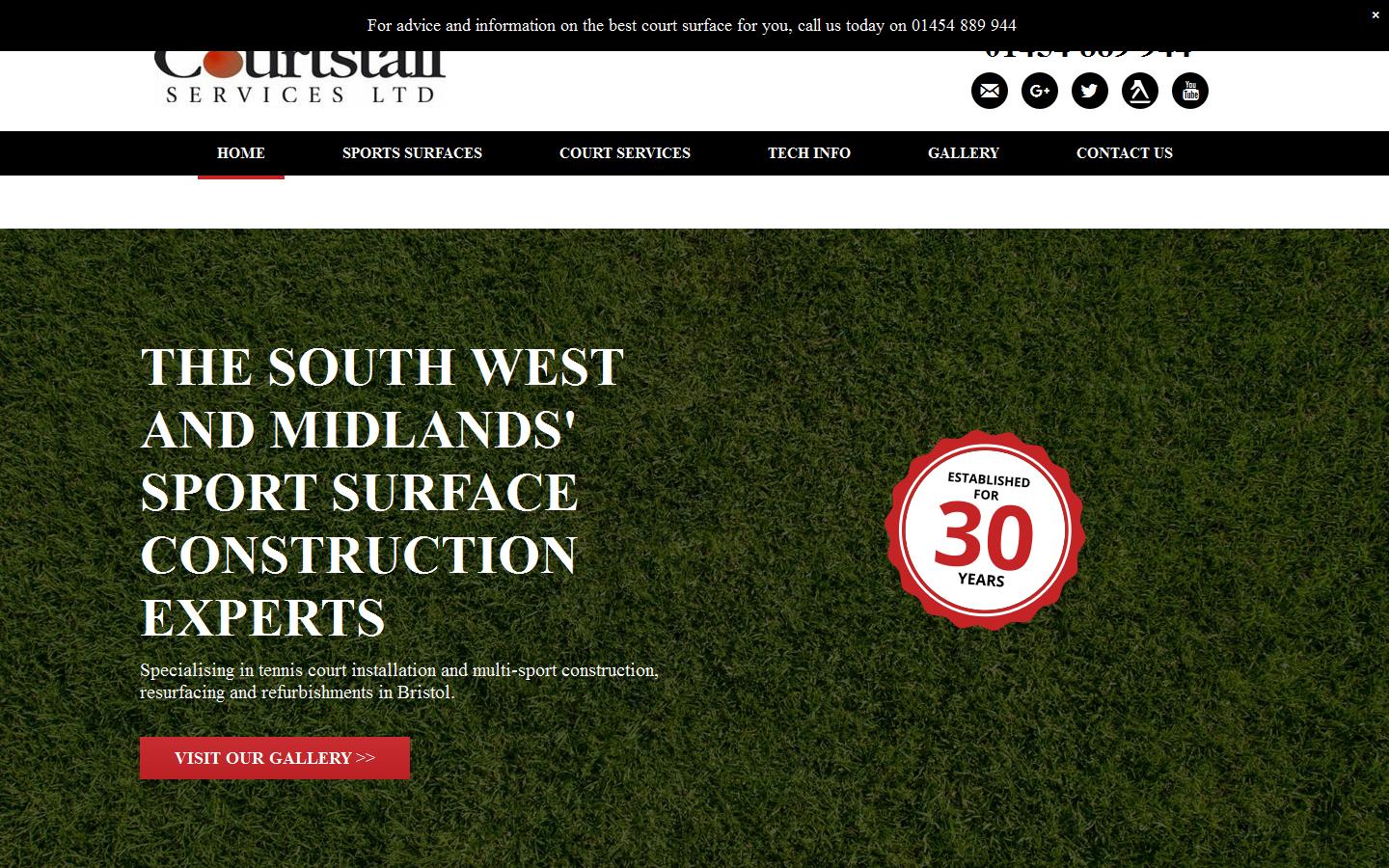 Courtstall Services Website