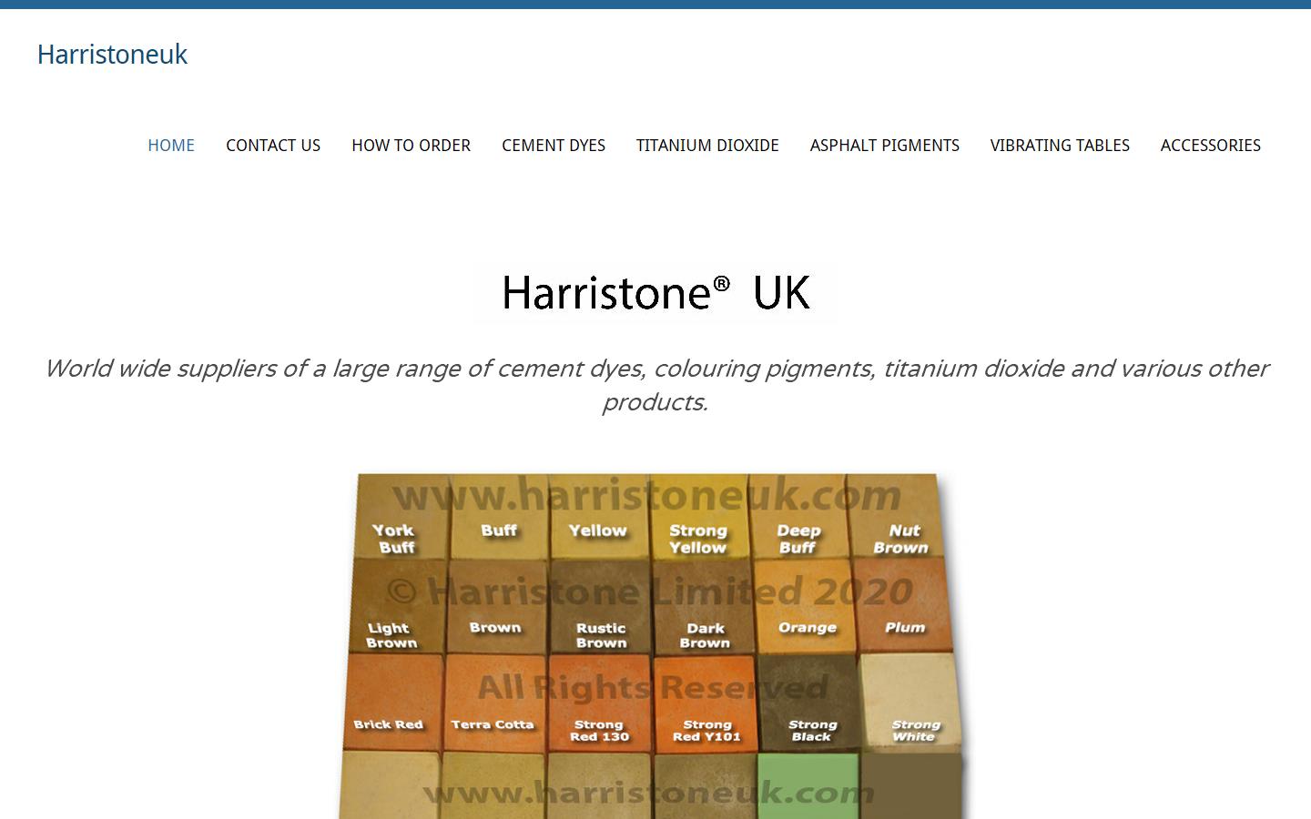Harristone Website