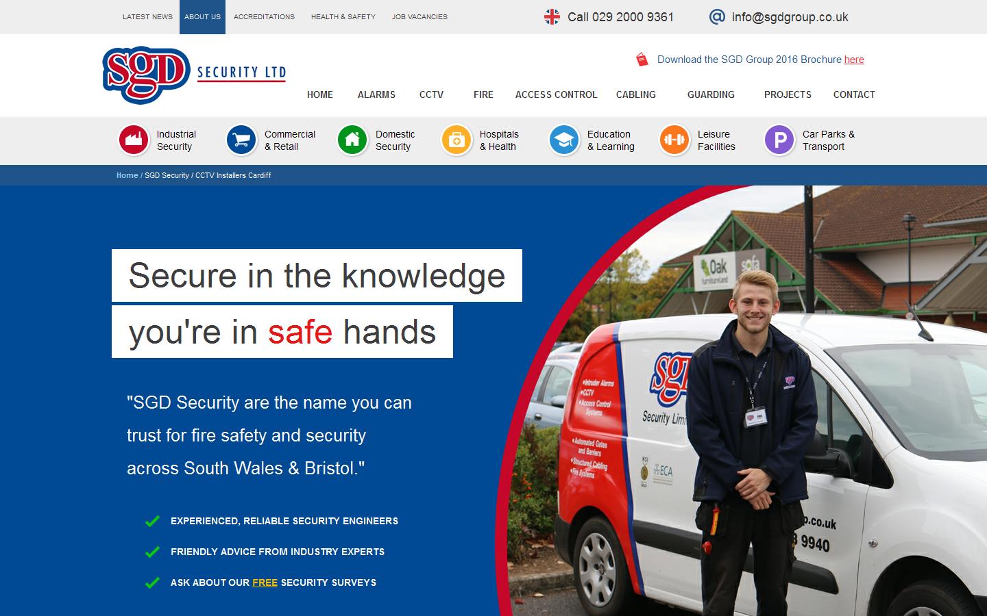 S G D Security Ltd Website