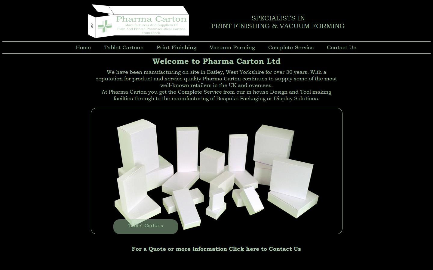 Pharma Carton Website
