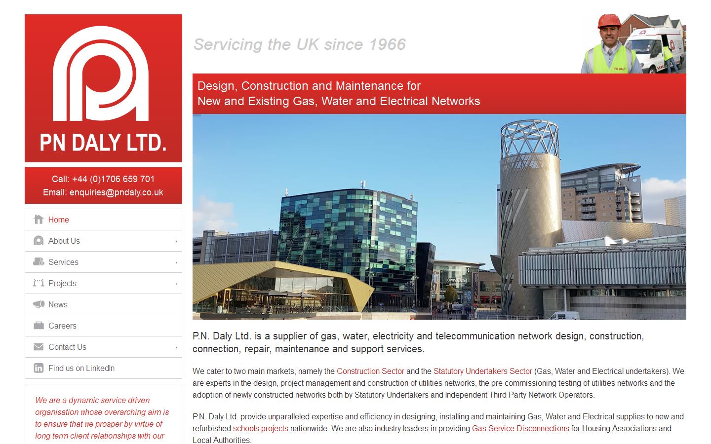 P N Daly Ltd Website