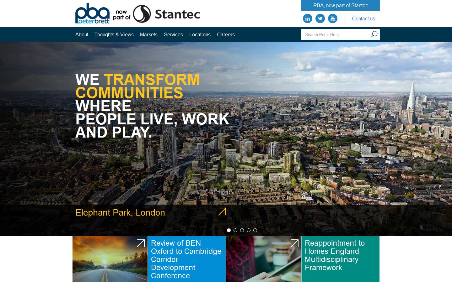 Peter Brett Associates Website