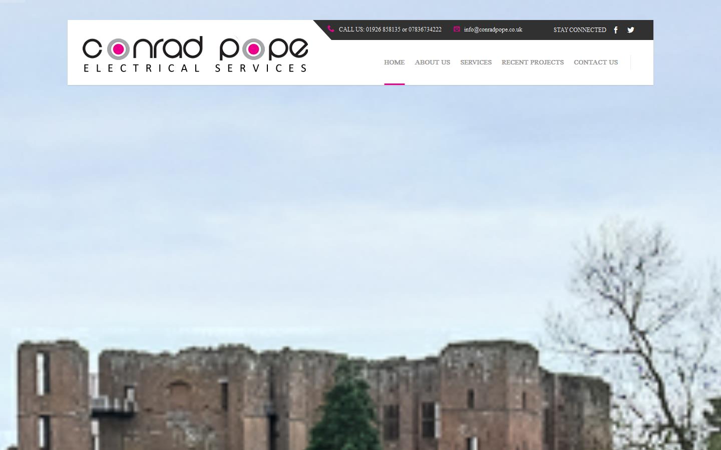 Conrad Pope Electrical Services Ltd Website