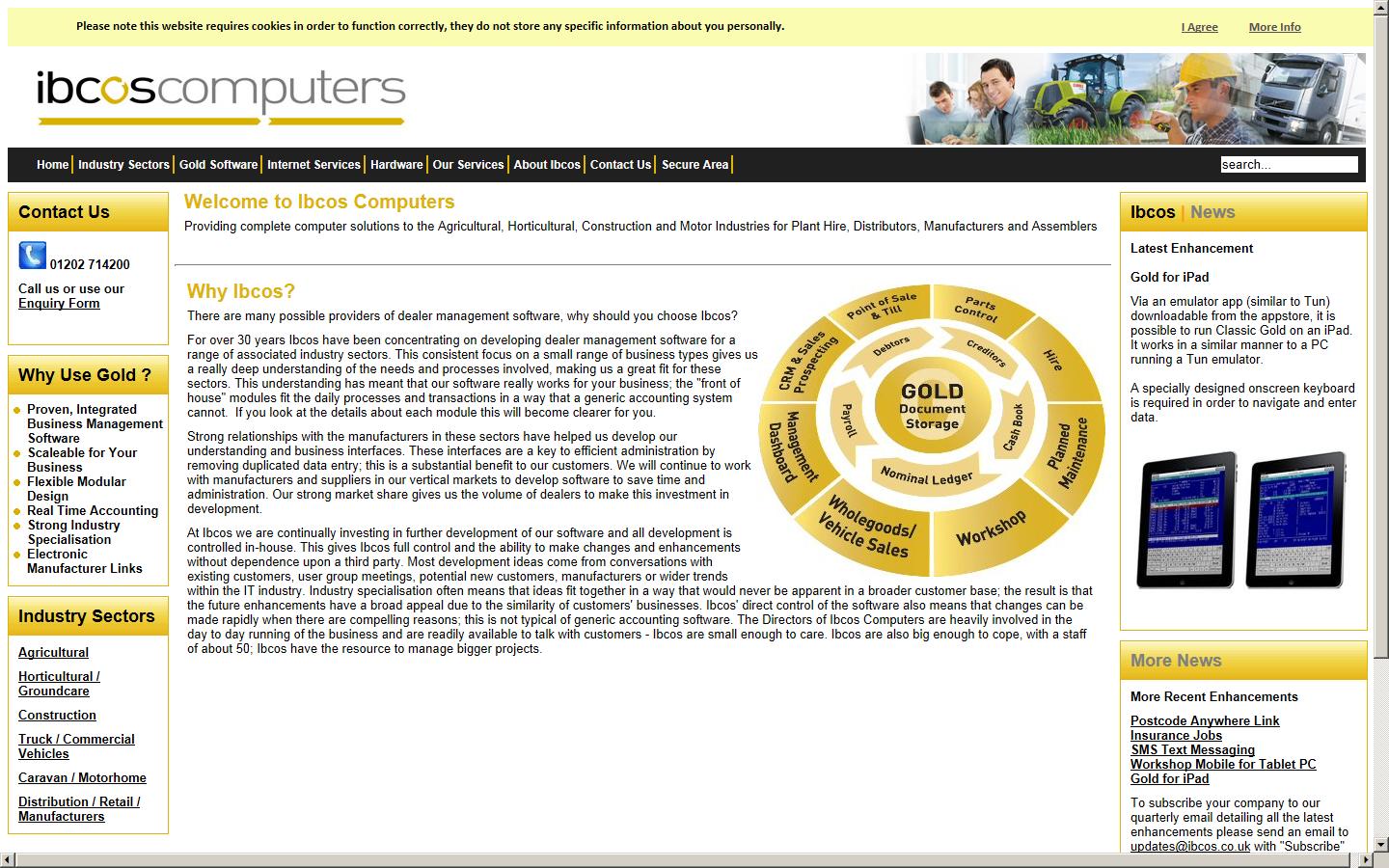 IBCOS Computers Ltd Website