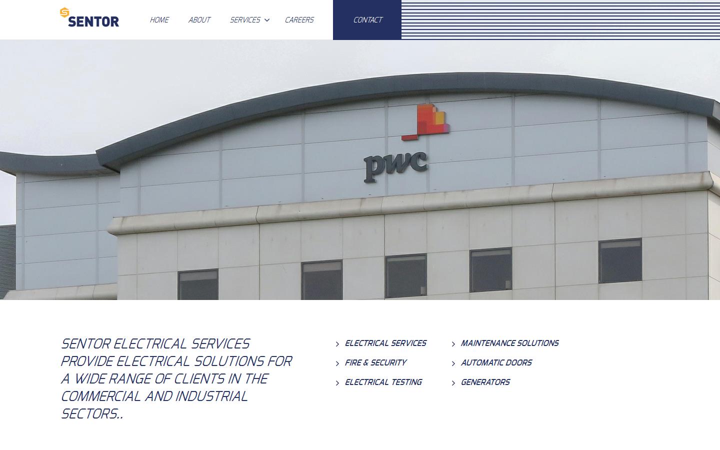 Sentor Electrical Services Ltd Website