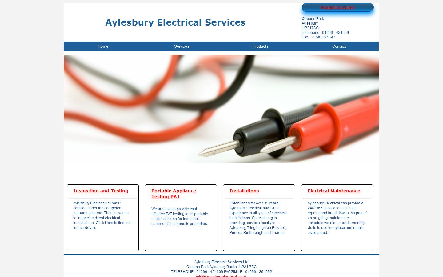 Aylesbury Electrical Services Ltd Website