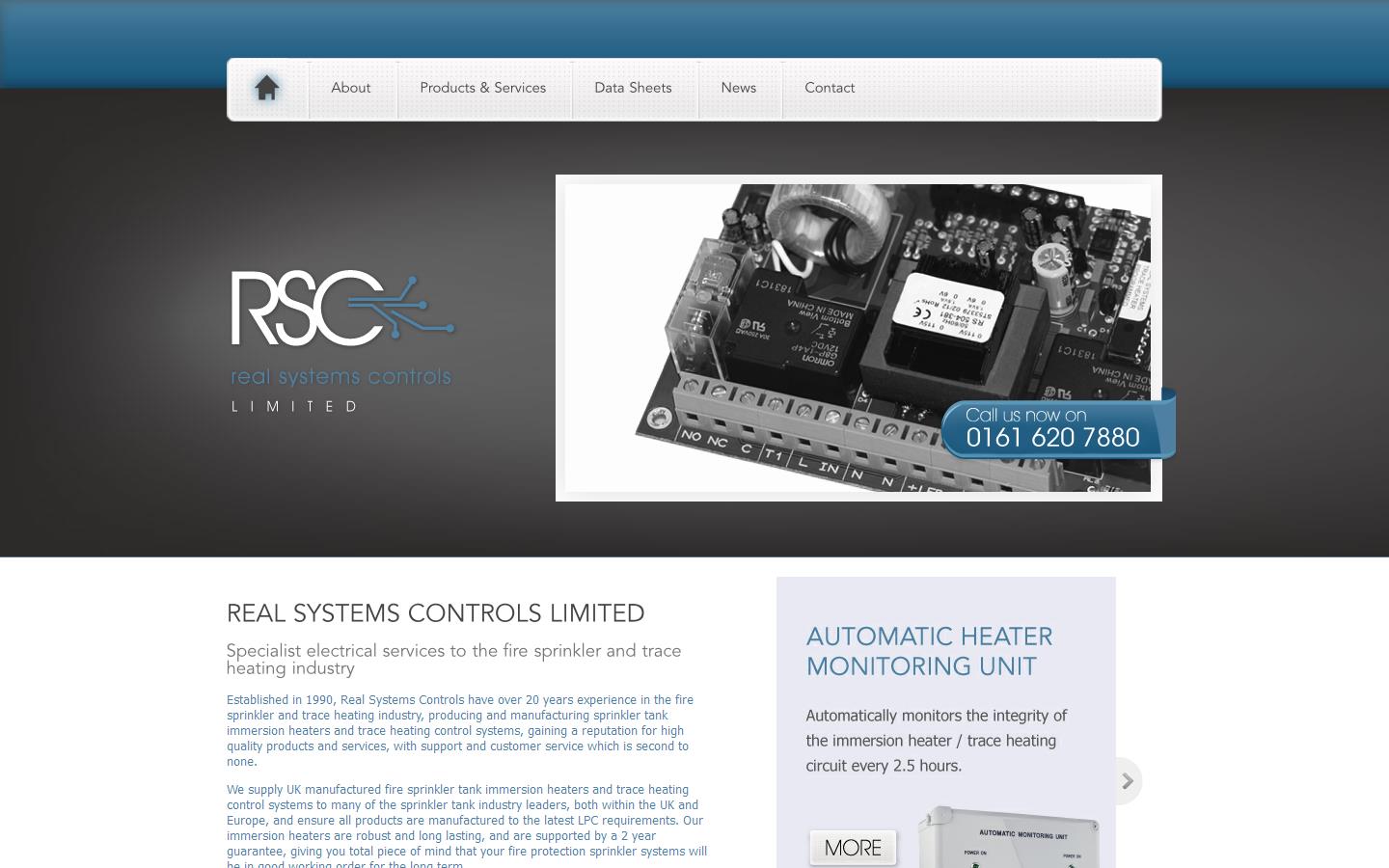Real Systems Controls Ltd Website