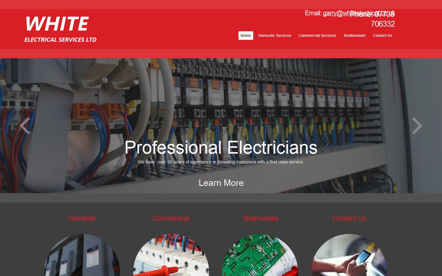 White Electrical Services Ltd Website