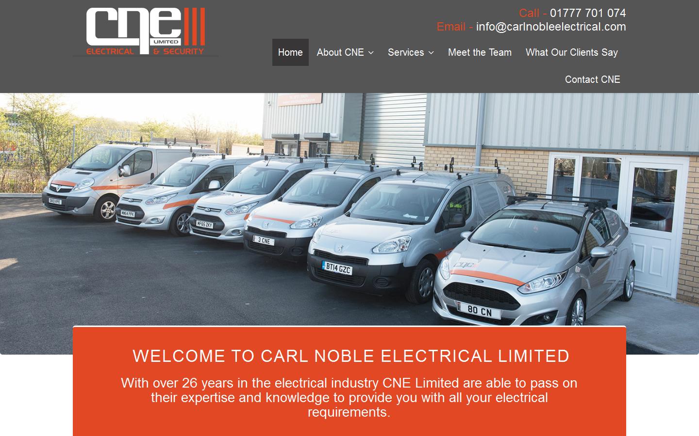 Carl Noble Electrical Ltd Website